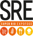 Logo SRE= Super Rio Expofood OrangeXpress